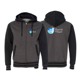 Bayside Chapel Assembly Of God Varsity Zip-Up Hoodie #5005 A