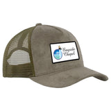 Bayside Chapel Assembly Of God Suede Trucker Hat #15005 A