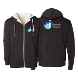 Bayside Chapel Assembly Of God Sherpa Lined Zip-Up Hoodie #5005 A