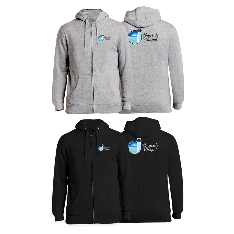 Bayside Chapel Assembly Of God Zip Up Hoodies #5005 A