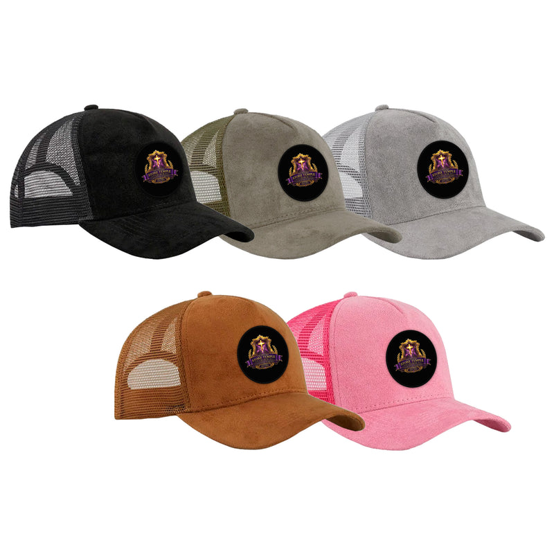 Stone Temple Church Suede Trucker Hat #15006 A
