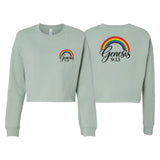 Stone Temple Church Women's Cropped Crewneck Sweatshirt #15006 B