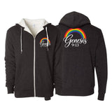 Stone Temple Church Sherpa Lined Zip-Up Hoodie #15006 B