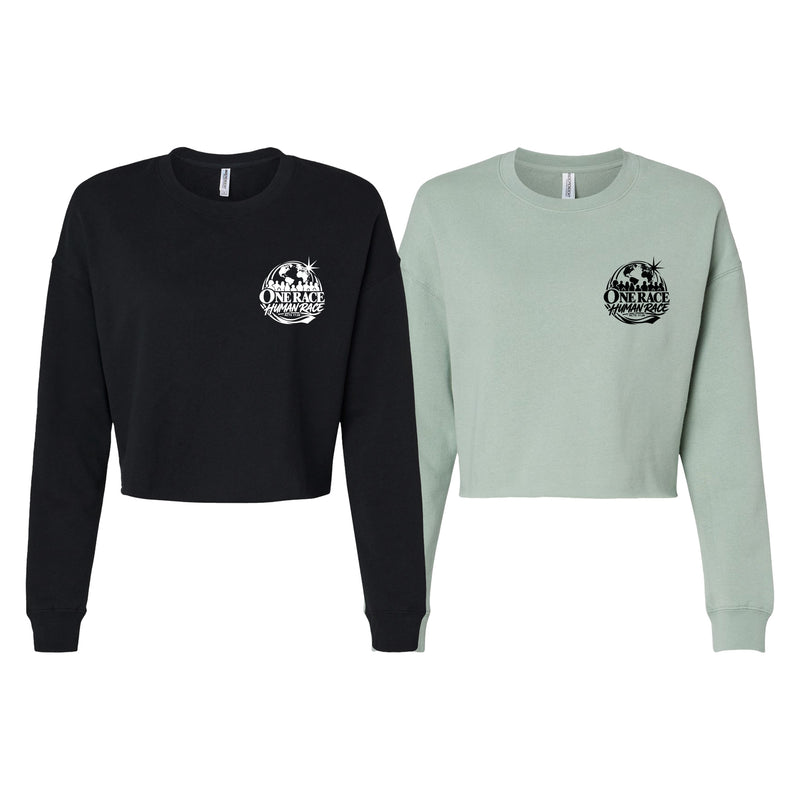 Stone Temple Church Women's Cropped Crewneck Sweatshirt #5006 C