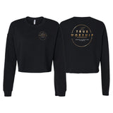 The True Worship Workshop Women's Cropped Crewneck Sweatshirt #5007 A