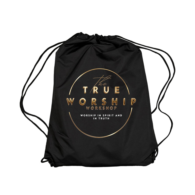 The True Worship Workshop Drawstring Bags #15007 A