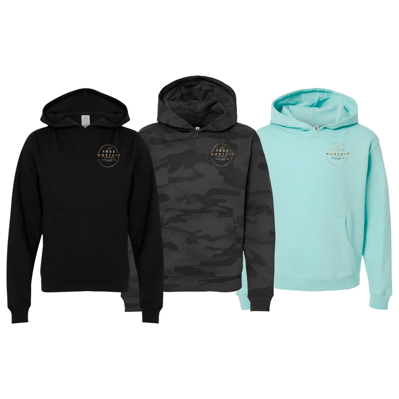 The True Worship Workshop Sweater Kids Hoodie #5007 A