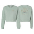 The True Worship Workshop Women's Cropped Crewneck Sweatshirt #15007 A