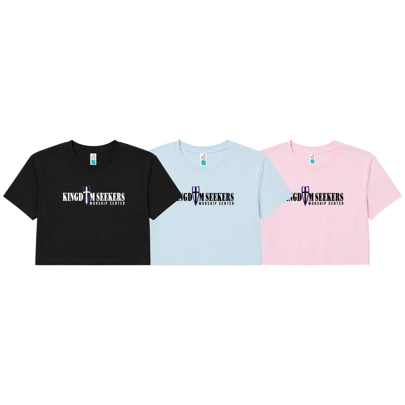 Kingdom Seekers Women's Cropped Shirts #15008 A