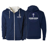 Kingdom Seekers Sherpa Lined Zip-Up Hoodie #5008 B