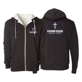 Kingdom Seekers Sherpa Lined Zip-Up Hoodie #5008 B