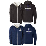 Kingdom Seekers Sherpa Lined Zip-Up Hoodie #5008 B