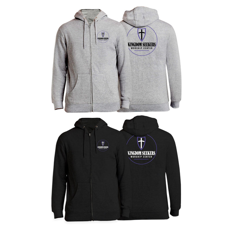 Kingdom Seekers Zip-Up Hoodies #15008 B