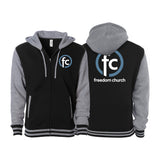 Freedom Church Varsity Zip-Up Hoodies #5009 A