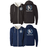 Freedom Church Sherpa Lined Zip-Up Hoodie #15009 A