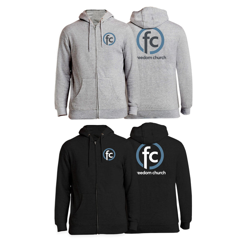 Freedom Church Zip-Up Hoodies #5009 A