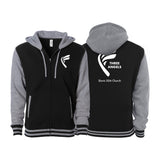 Three Angels Slavic SDA Church Varsity Zip-Up Hoodies #15010 A