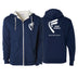 Three Angels Slavic SDA Church Sherpa Lined Zip-Up Hoodie #15010 A