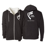 Three Angels Slavic SDA Church Sherpa Lined Zip-Up Hoodie #15010 A
