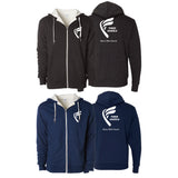 Three Angels Slavic SDA Church Sherpa Lined Zip-Up Hoodie #15010 A