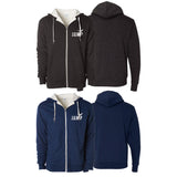Jump Church Sherpa Lined Zip-Up Hoodie #5001 D