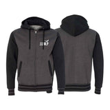 Jump Church Varsity Zip-Up Hoodies #9501 D
