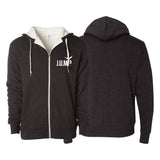 Jump Church Sherpa Lined Zip-Up Hoodie #9501 D