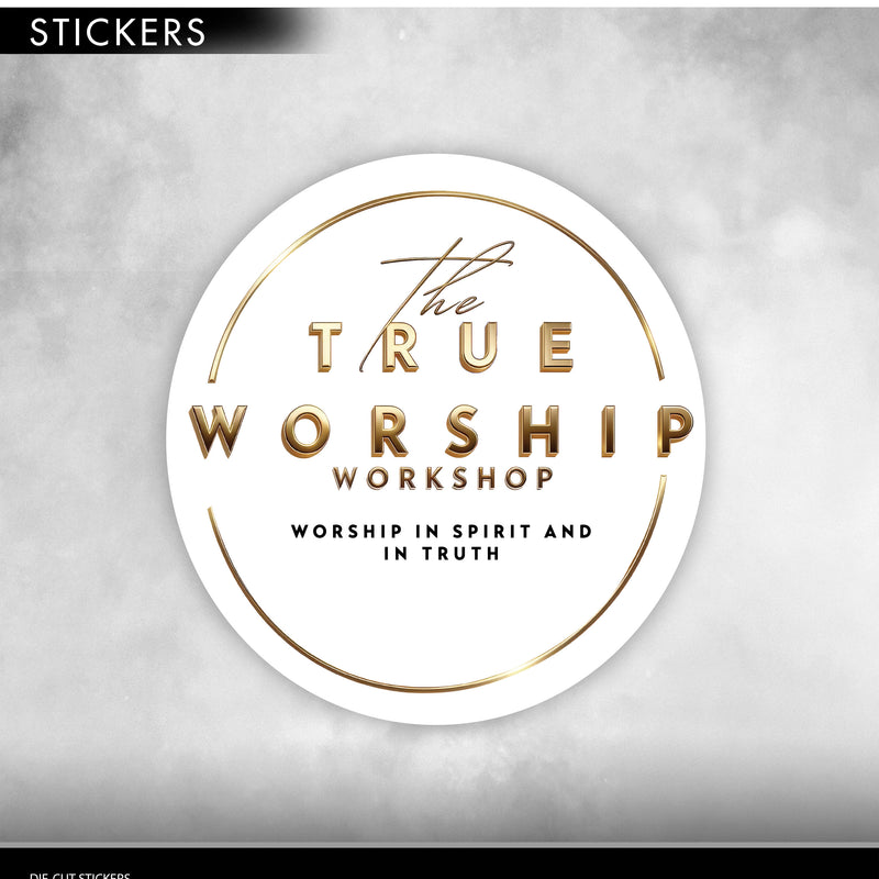 The True Worship Workshop Stickers #5007 A